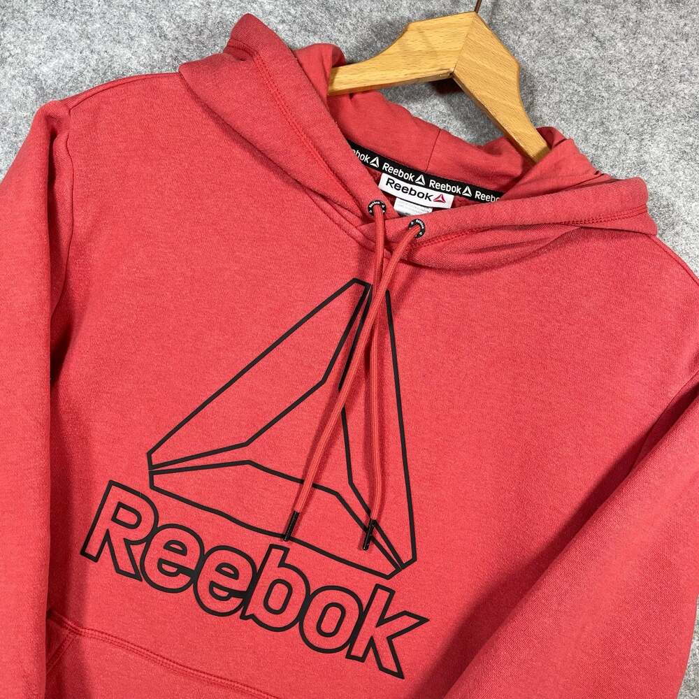 Reebok Men's S Game Day Big Logo Fleece Pullover Hoodie